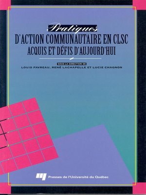 cover image of Pratiques d'action communautaire en CLSC